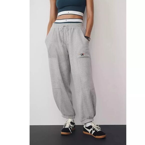 Gola x Anthropologie Jogger Sweatpants Pants High Waisted Sport 1X-PS NEW 277343 - Picture 1 of 15